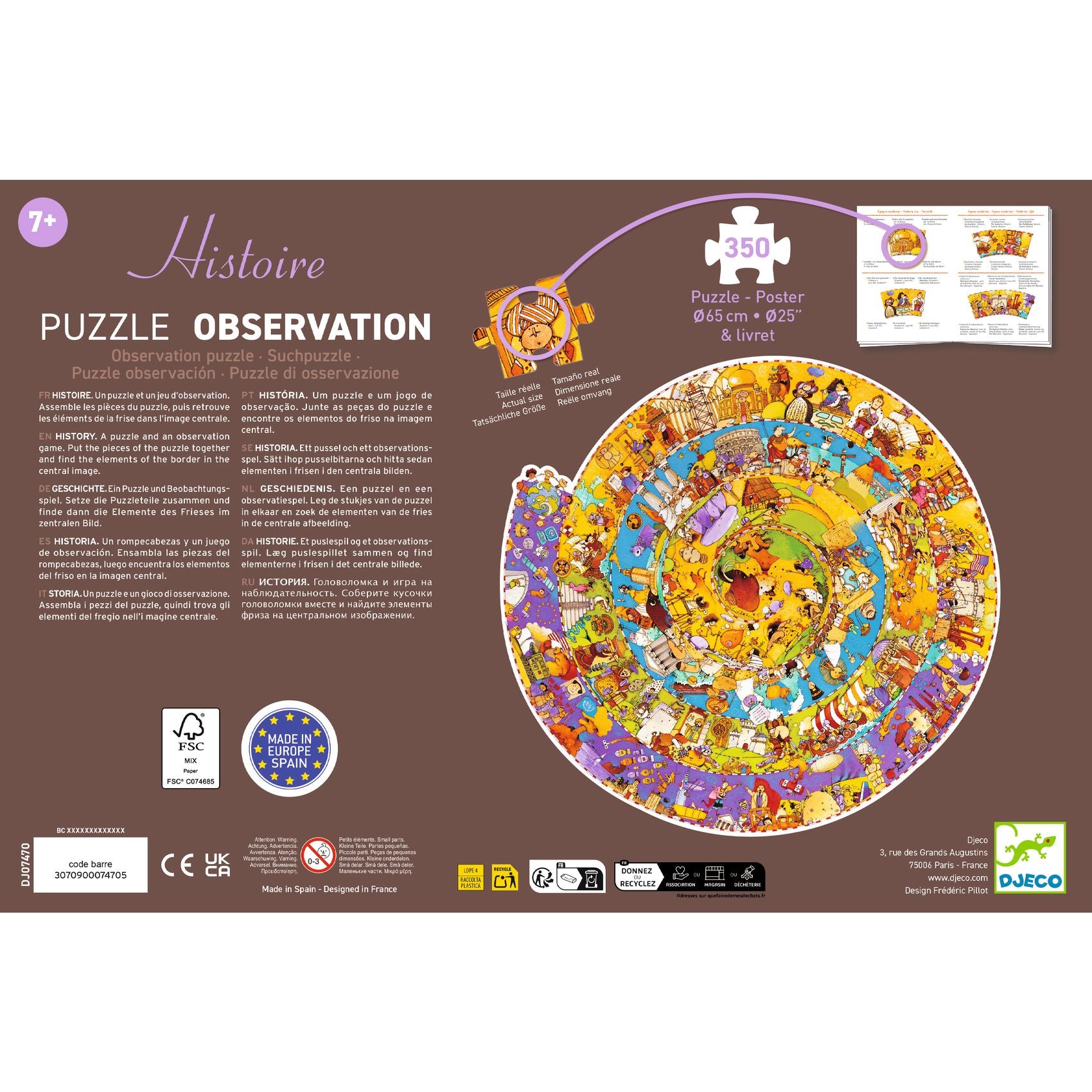 History + booklet - 350 pcs