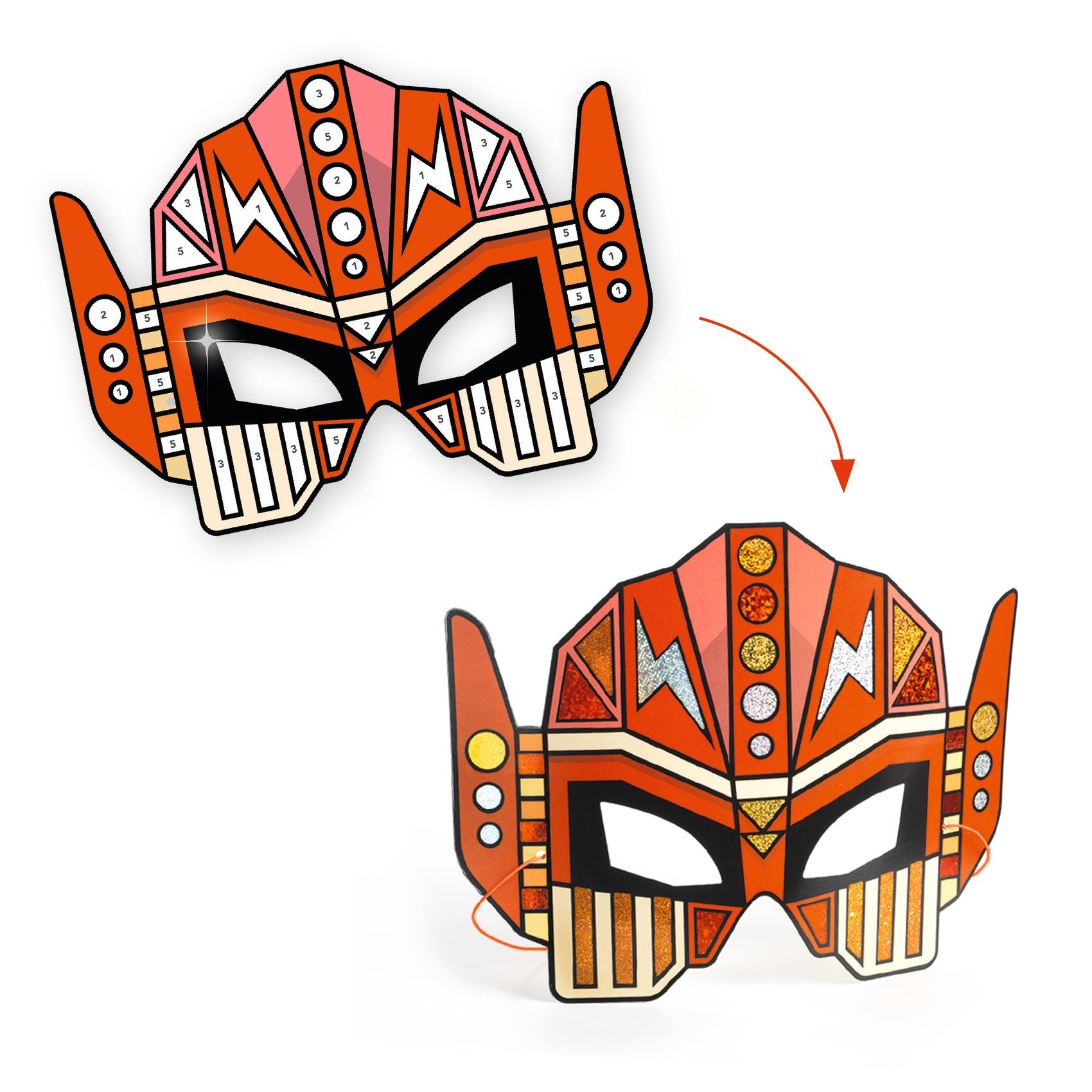 Djeco DIY superheldenmaskers