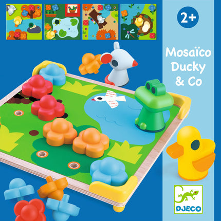 Djeco Mosaïco Ducky & Co – Mozaïekspel voor Peuters