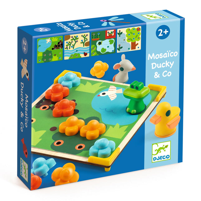 Djeco Mosaïco Ducky & Co – Mozaïekspel voor Peuters