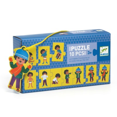 Djeco Puzzel ik kleed me aan. Logische volgorde
