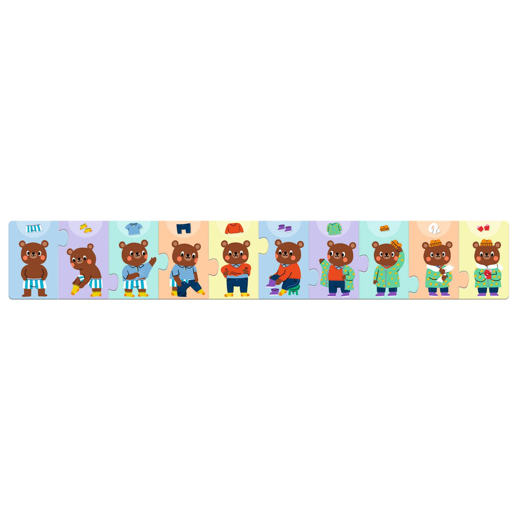 Teddybeer verkleedt zich