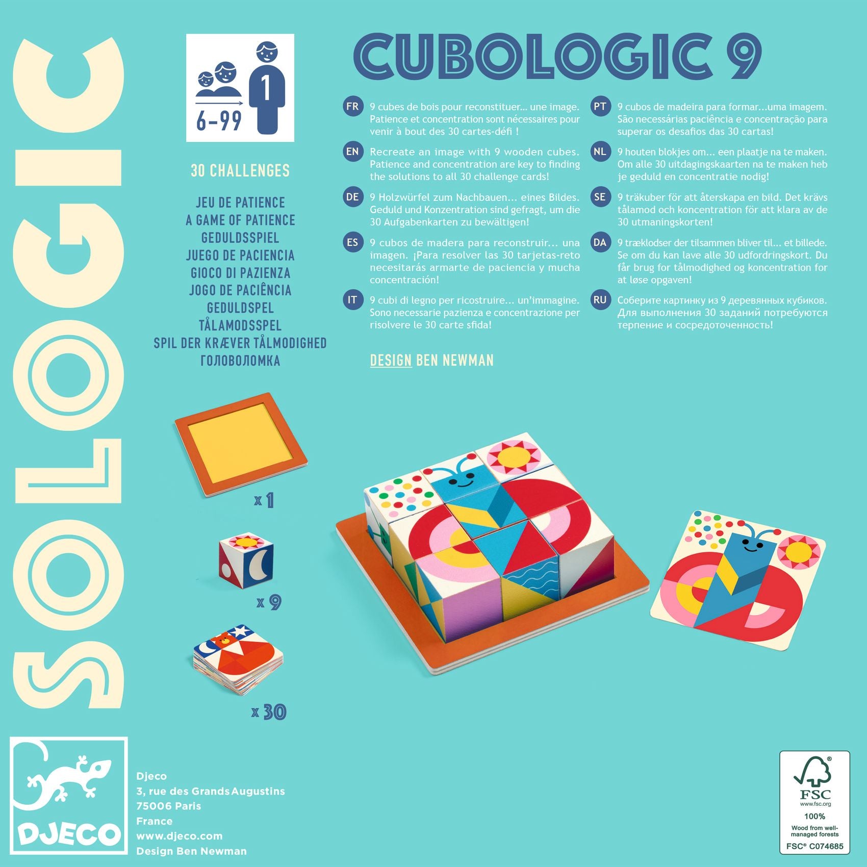 Cubologic 9 (aanmaken en control)