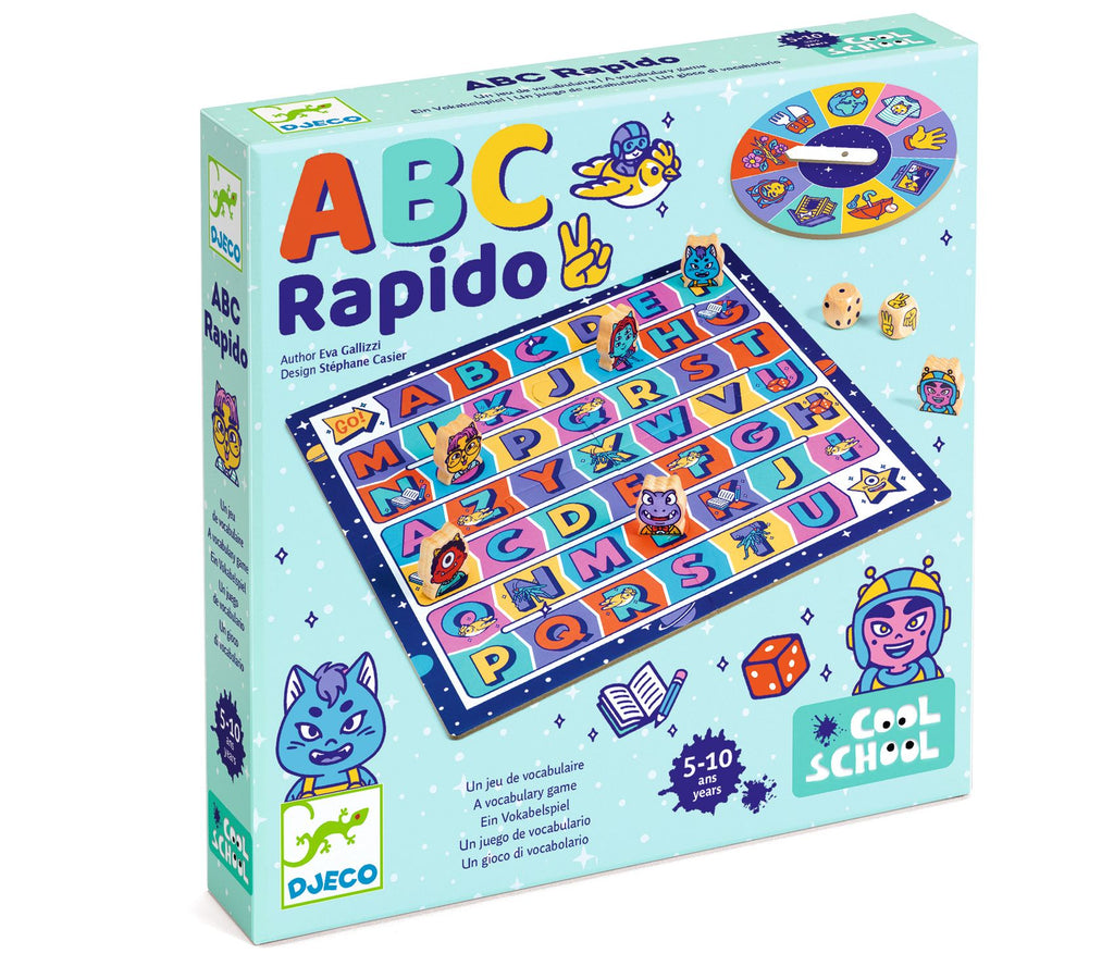 Djeco Cool School ABC Rapido letterspel