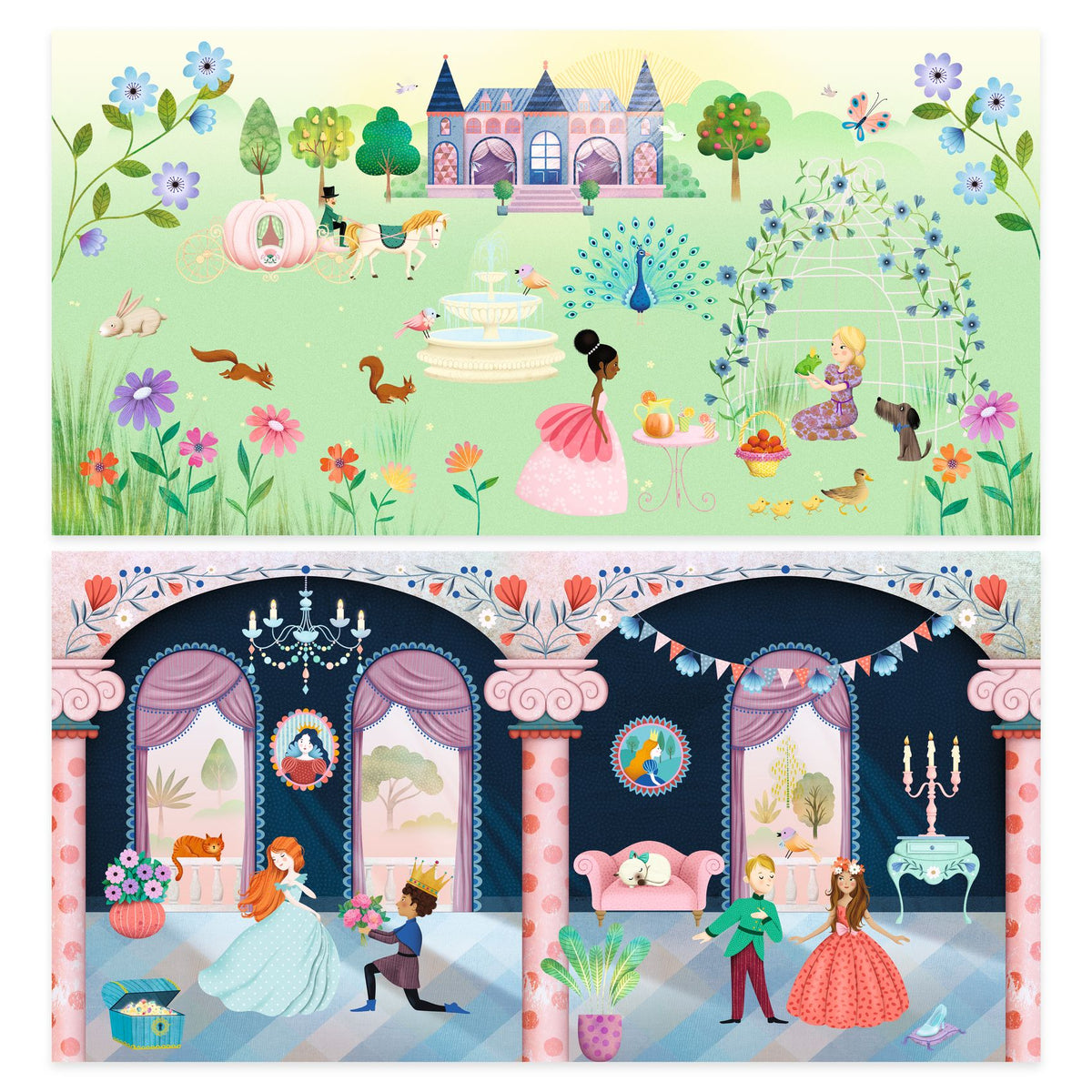 Het leven op het kasteel stickers