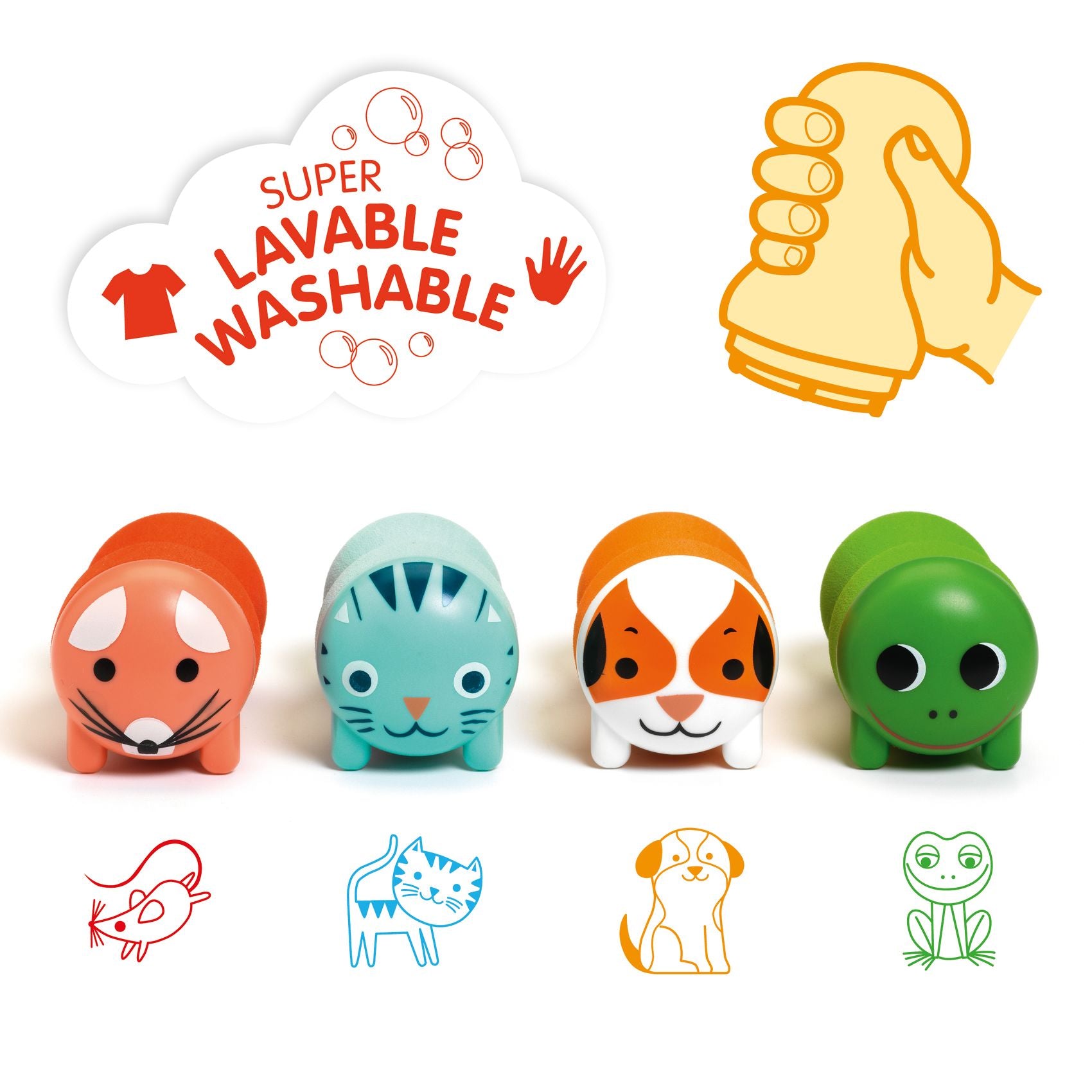 Stempelset huisdieren