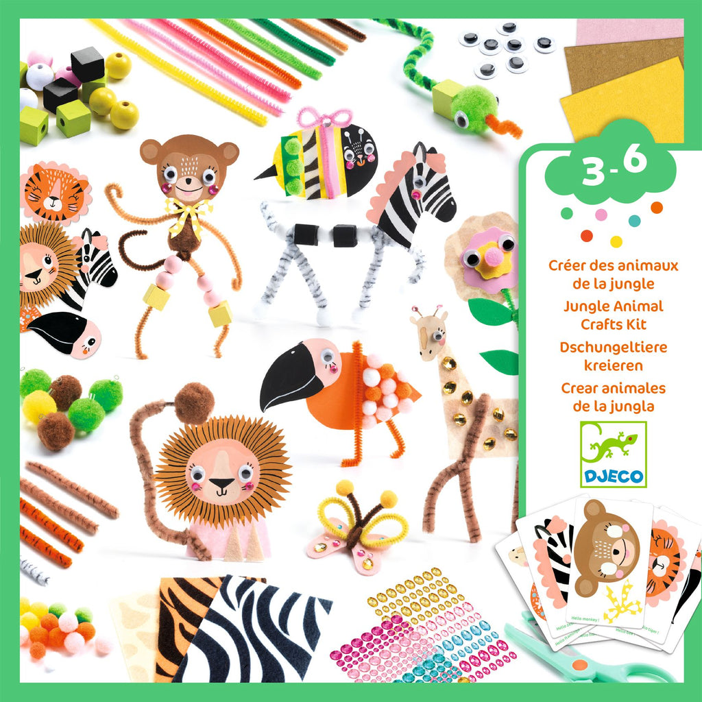Doos om te maken, Jungle Dieren