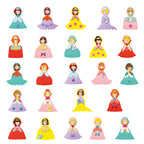 Stickerset prinsessen