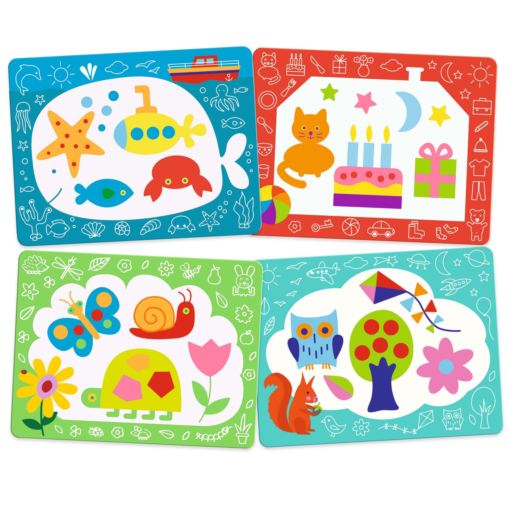 Onderweg waterkleuren Magisch krabbelen