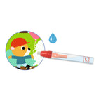 Djeco kleuren met water: in het park