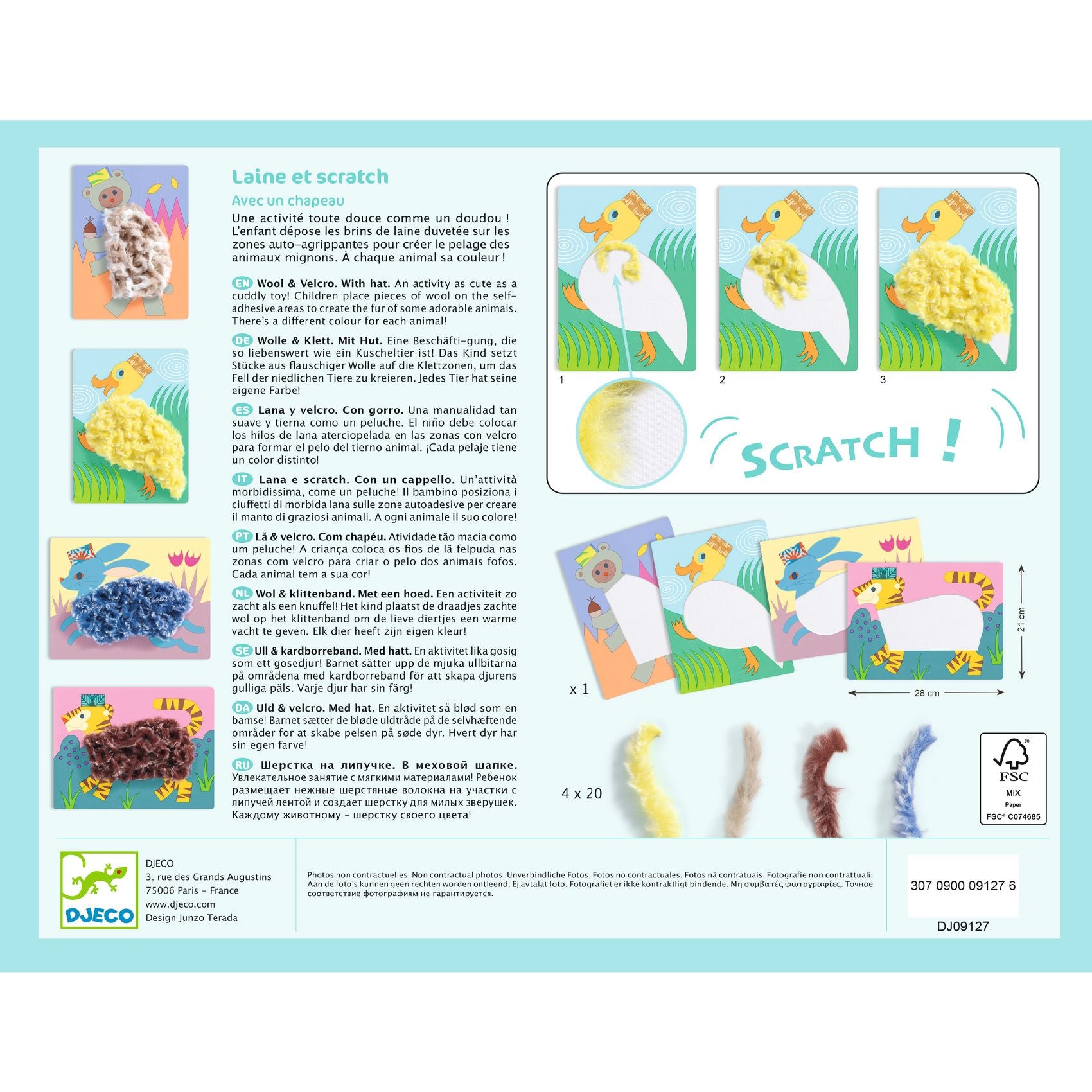 Wool & scratch - Met een hoed