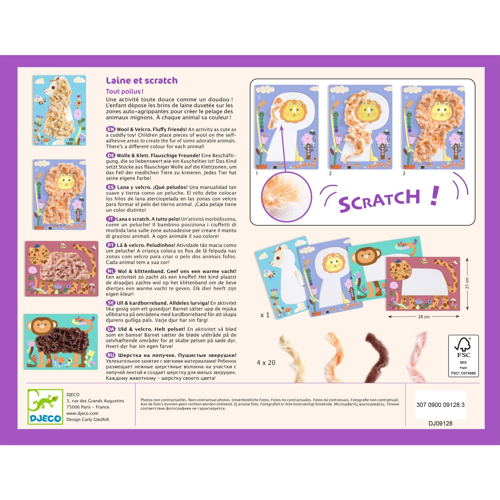 Was & scratch Helemaal harig!