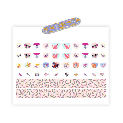 Djeco nagelstickers Feathers