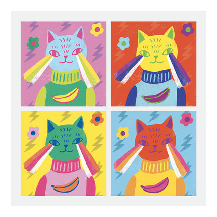 Djeco Pop Art stickerset inspired by Andy Warhol