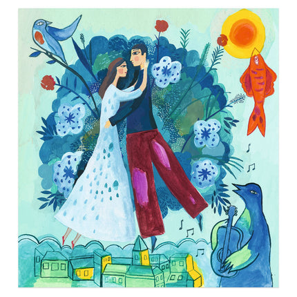 Djeco Pop Art kleurset inspired by Marc Chagal In a Dream