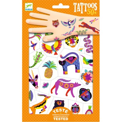 Djeco tatoeages Wild beauty