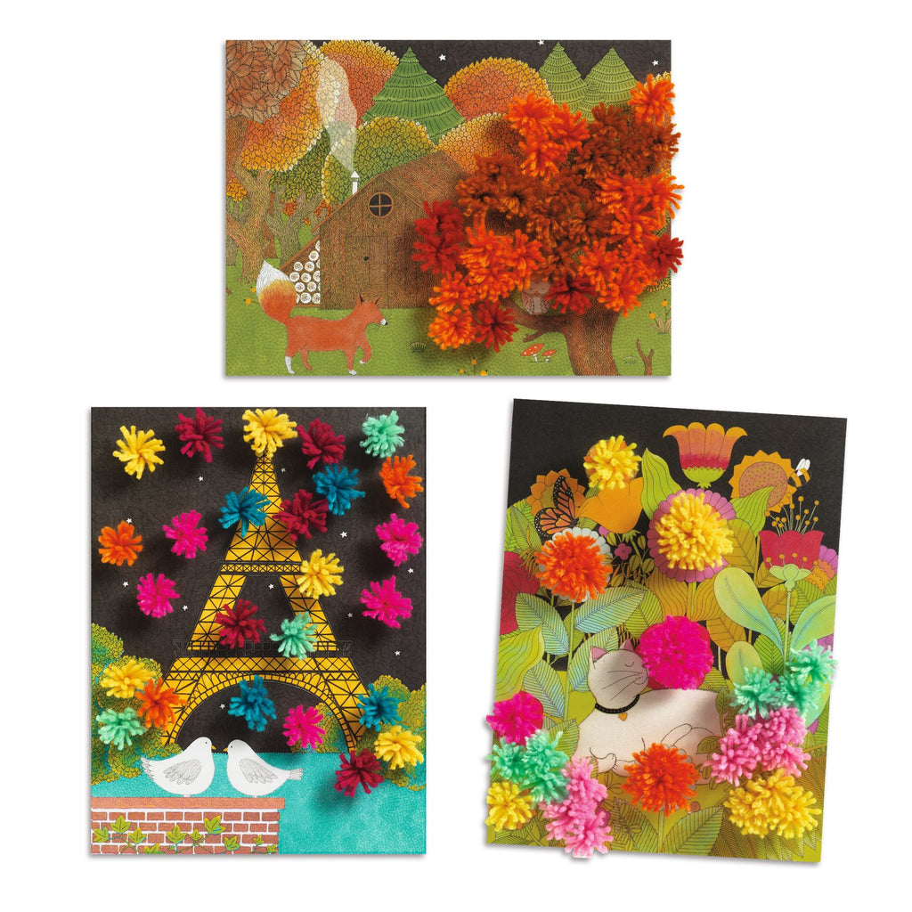An explosion of pompoms