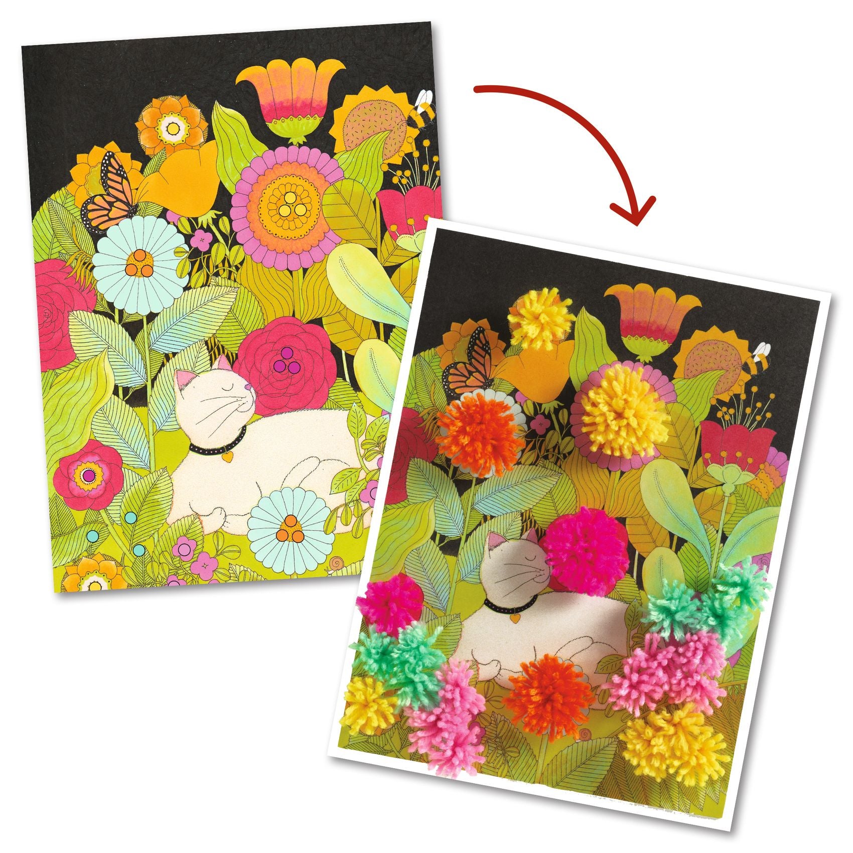 An explosion of pompoms