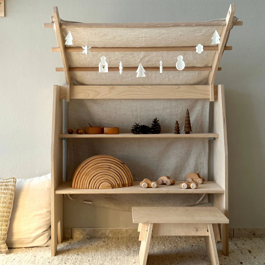 Shizu Speelstandaard met Linnen dak