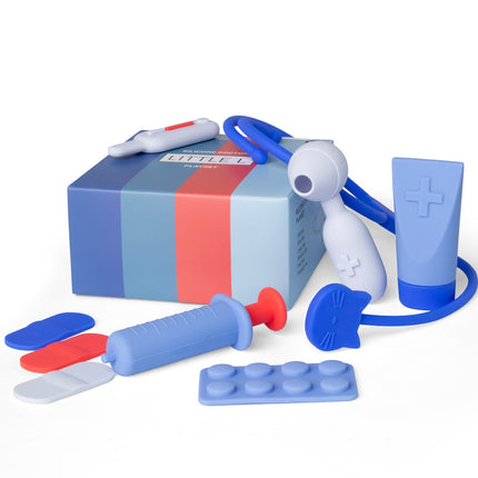 Little L Dokterset met blauw en oranje