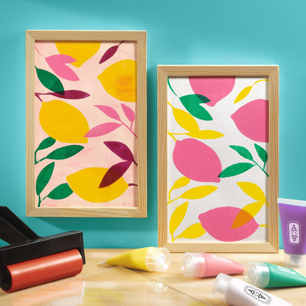 Atelier 46 – Gelprinten met citroenen