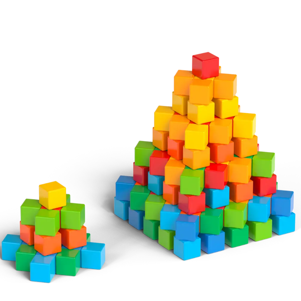Magicube Cubes Recycled Bulk 8C 128 pcs