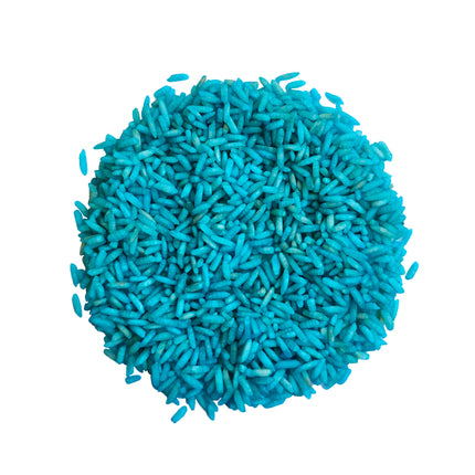 Grennn speelrijst licht blauw 500gram