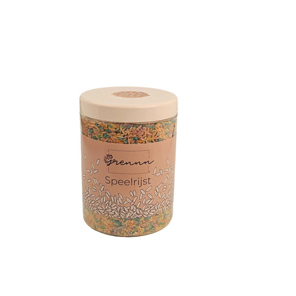 Grennn speelrijst pastel mix 750gram