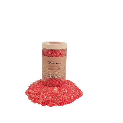 Grennn speelrijst aardbeien mix 750gram