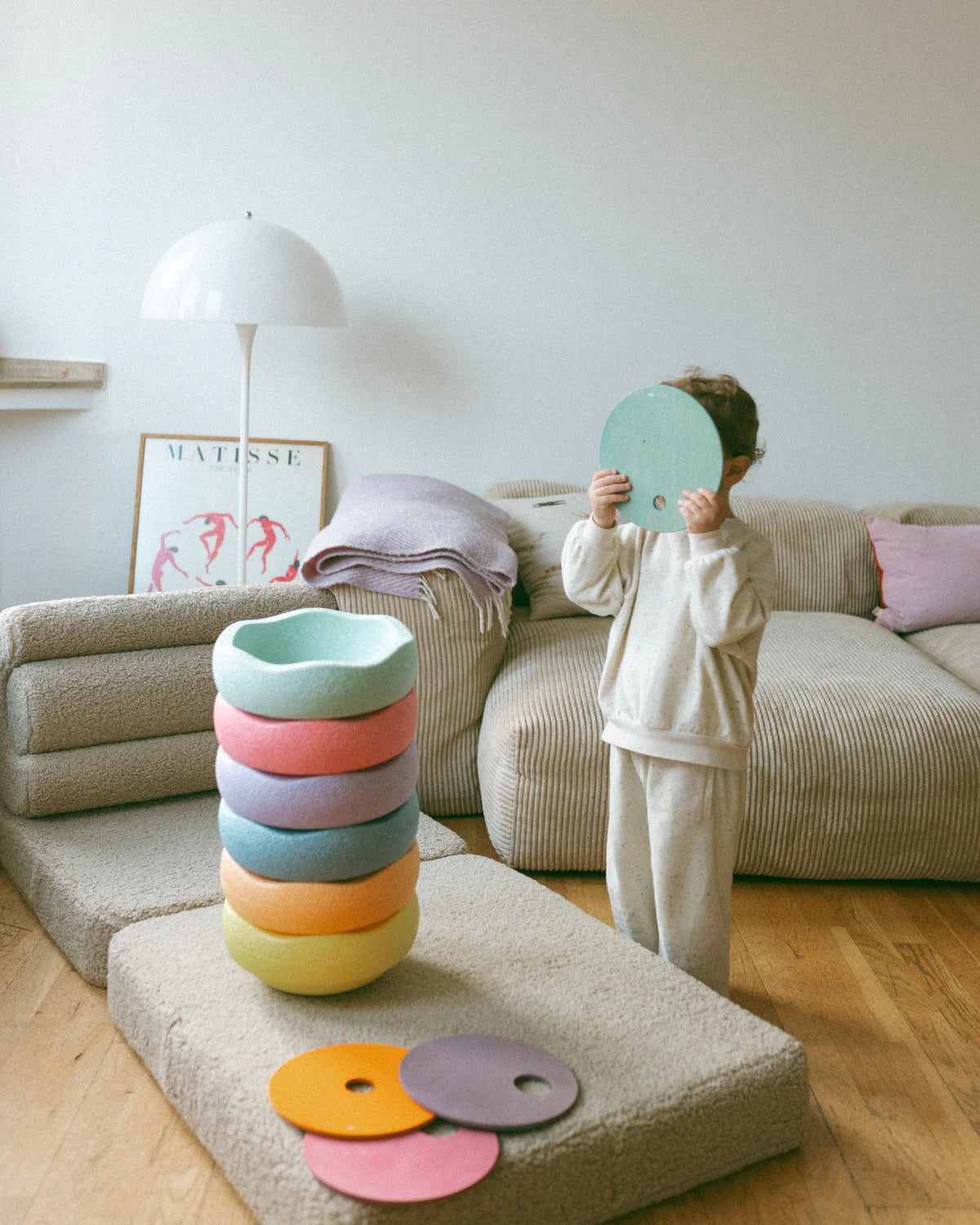 GRIMM'S x Stapelsteen® Set Pastel of Regenboog