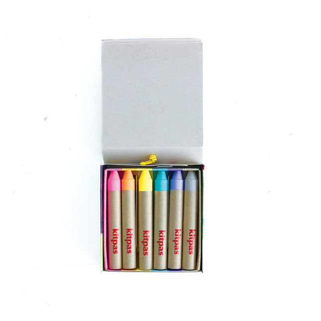 Kitpas by ARTIST 6 kleuren (gezicht) Pastel kleuren