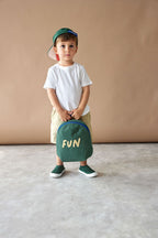 Lässig rugzak Tiny Cord Little Gang Ocean green