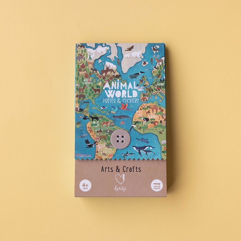 Activity - Animal world poster and stickers