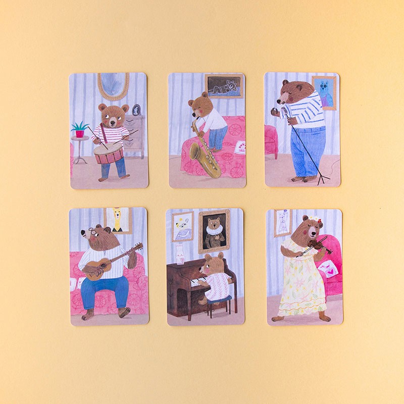 Card game - Animals Big band