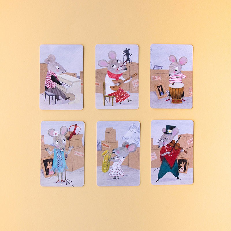 Card game - Animals Big band