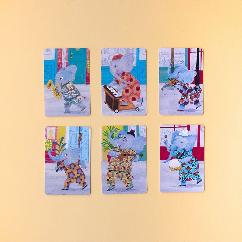 Card game - Animals Big band