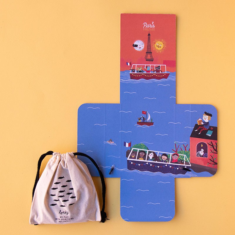 Puzzel  night and day in Paris