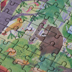 Pocket puzzel- Night and day in the forest