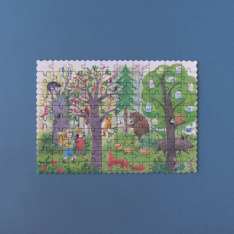 Pocket puzzel- Night and day in the forest