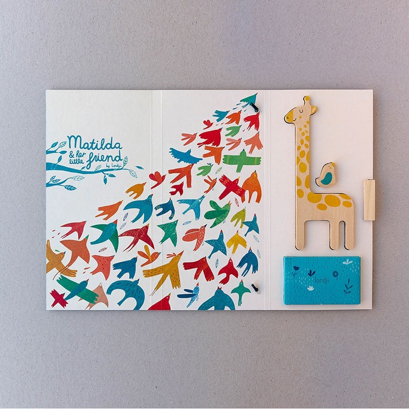 Wood game - Mathilda and her little friend