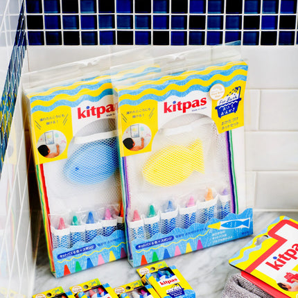 Kitpas badset inclusief blauwe spons en net