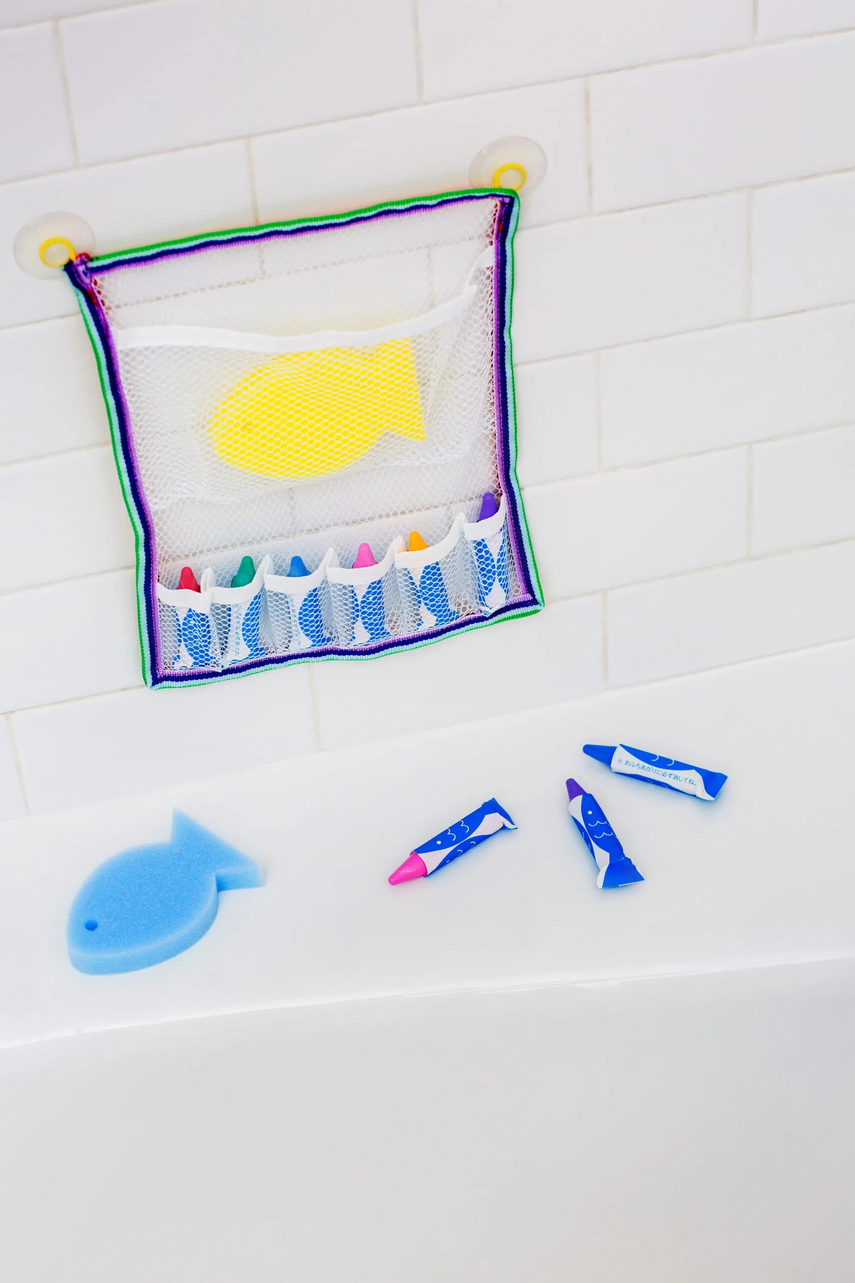 Kitpas badset inclusief blauwe spons en net