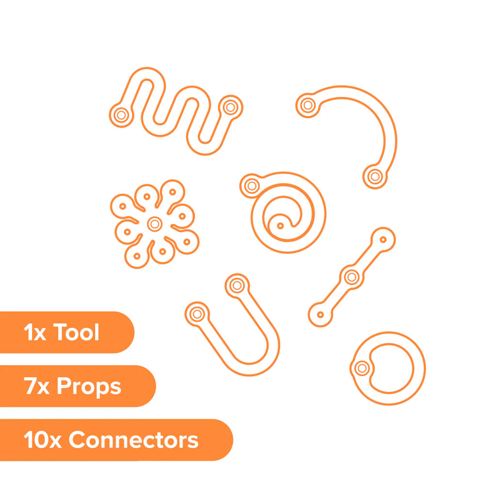 Deco-props Twisties (18 onderdelen)