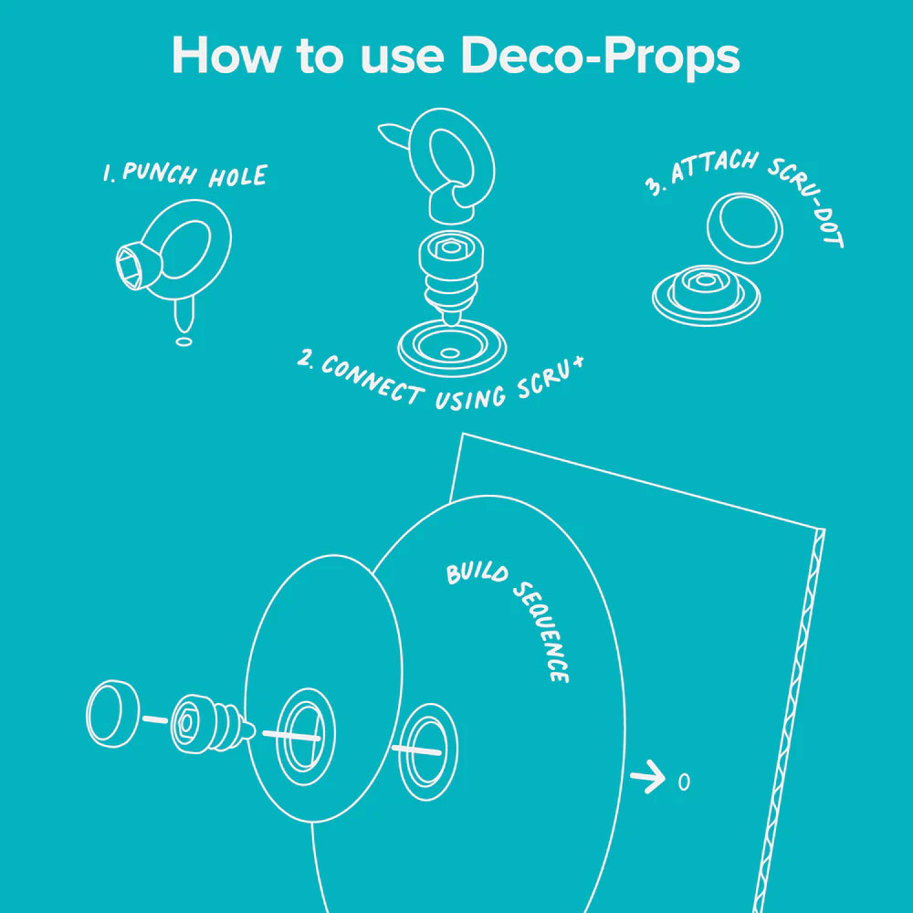 Deco-props Googlies (21 onderdelen)