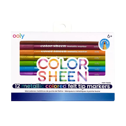 Ooly 12 color sheen metallic stiften