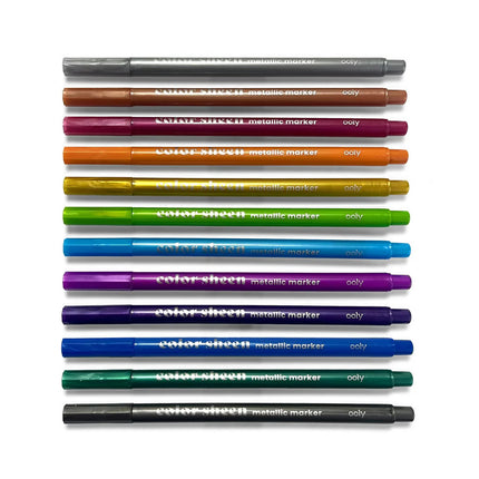 Ooly 12 color sheen metallic stiften