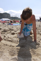 Zomerse zandkammen