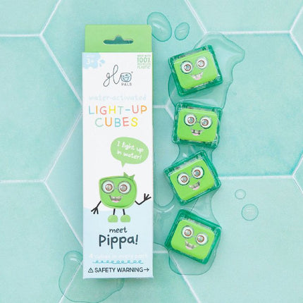 Glopals light up cubes Pippa lichtgevend badspeelgoed