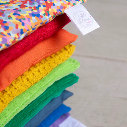 Little Botanic Sensorische pittenzakjes - Regenboog 8-delig + super confetti
