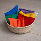 Sensorische pittenzakjes Regenboog set van 6 & Waves